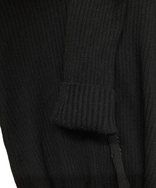 courreges（クレージュ）courreges (クレージュ) バックオープンニット ブラック サイズ:Mの古着・服飾アイテム