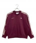 adidas×Sporty & Richアディダス×スポーティーアンドリッチ）の古着「adidas SPORTY & RICH SWEATSHIRT」｜ボルドー