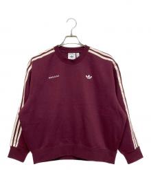 adidas×Sporty & Rich（アディダス×スポーティーアンドリッチ）の古着「adidas SPORTY & RICH SWEATSHIRT」｜ボルドー