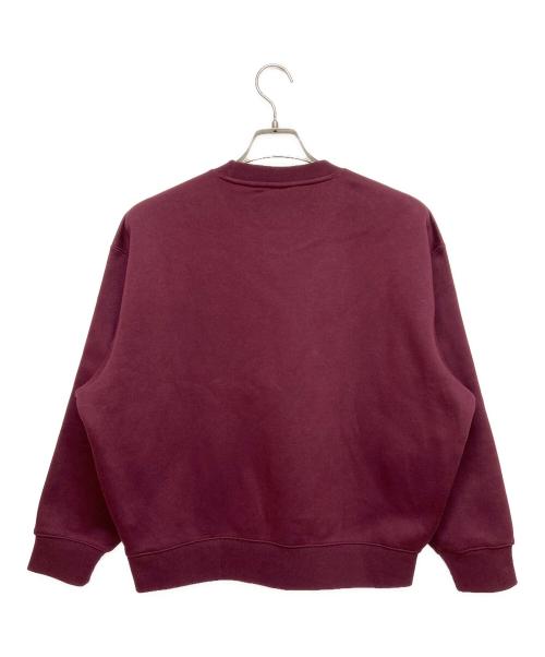 adidas（アディダス）adidas (アディダス) Sporty & Rich (スポーティーアンドリッチ) adidas SPORTY & RICH SWEATSHIRT ボルドー サイズ:XSの古着・服飾アイテム
