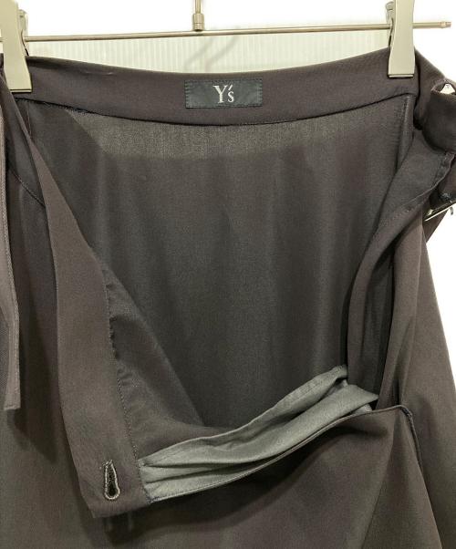 Y's（ワイズ）Y's (ワイズ) ベルテッドスカート ブラック サイズ:表記無しの古着・服飾アイテム