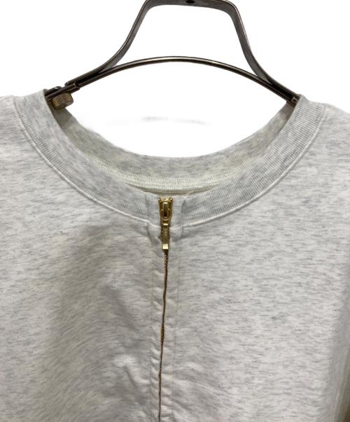 IENA（イエナ）IENA (イエナ) ジップオープン2WAYスウェットプルオーバー ホワイト サイズ:-の古着・服飾アイテム
