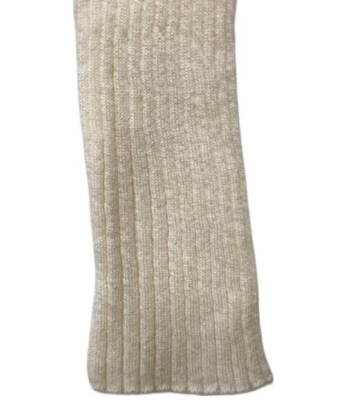 IENA（イエナ）IENA (イエナ) イタリア ヤーン RIB クループルオーバー ホワイト サイズ:-の古着・服飾アイテム