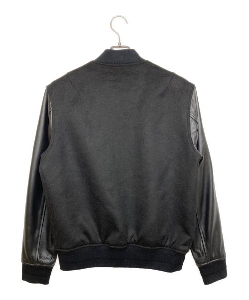 STARKE HAUT（スタークハウツ）STARKE HAUT (スタークハウツ) シープスキンウールスタジャン ブラック サイズ:Lの古着・服飾アイテム