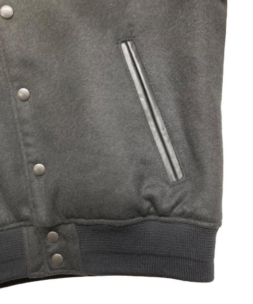STARKE HAUT（スタークハウツ）STARKE HAUT (スタークハウツ) シープスキンウールスタジャン ブラック サイズ:Lの古着・服飾アイテム