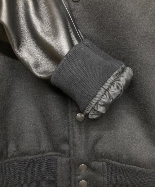STARKE HAUT（スタークハウツ）STARKE HAUT (スタークハウツ) シープスキンウールスタジャン ブラック サイズ:Lの古着・服飾アイテム