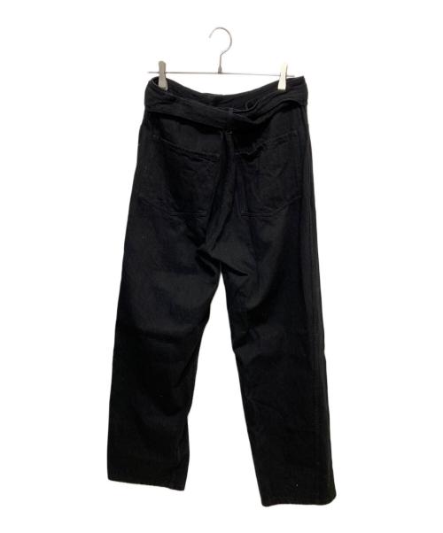 COMOLI（コモリ）COMOLI (コモリ) DENIM BELTED PANTS　24SS ブラック サイズ:2の古着・服飾アイテム
