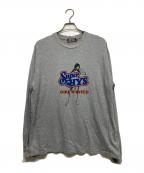 Hysteric Glamourヒステリックグラマー）の古着「SUPER GIRL Tシャツ」｜グレー