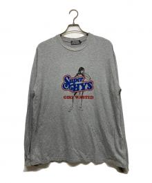 Hysteric Glamour（ヒステリックグラマー）の古着「SUPER GIRL Tシャツ」｜グレー