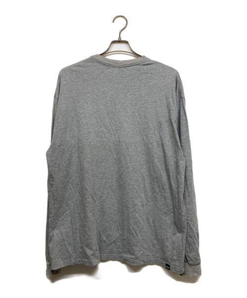 Hysteric Glamour（ヒステリックグラマー）Hysteric Glamour (ヒステリックグラマー) SUPER GIRL Tシャツ グレー サイズ:XLの古着・服飾アイテム