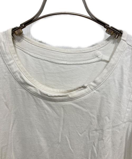 GROUND Y（グラウンドワイ）GROUND Y (グラウンドワイ) 変形カットソー ホワイト サイズ:1の古着・服飾アイテム