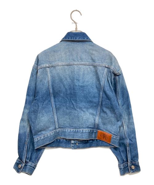 Calvin Klein Jeans（カルバンクラインジーンズ）Calvin Klein Jeans (カルバンクラインジーンズ) 90’S トラッカーデニムブルゾン インディゴ サイズ:ASIA M/US Sの古着・服飾アイテム