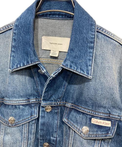 Calvin Klein Jeans（カルバンクラインジーンズ）Calvin Klein Jeans (カルバンクラインジーンズ) 90’S トラッカーデニムブルゾン インディゴ サイズ:ASIA M/US Sの古着・服飾アイテム