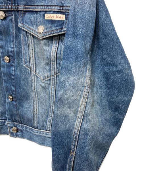 Calvin Klein Jeans（カルバンクラインジーンズ）Calvin Klein Jeans (カルバンクラインジーンズ) 90’S トラッカーデニムブルゾン インディゴ サイズ:ASIA M/US Sの古着・服飾アイテム