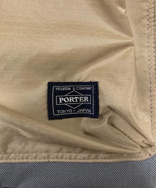 PORTER（ポーター）PORTER (ポーター) HYPE  2WAY HELMETBAG ベージュ×グレーの古着・服飾アイテム