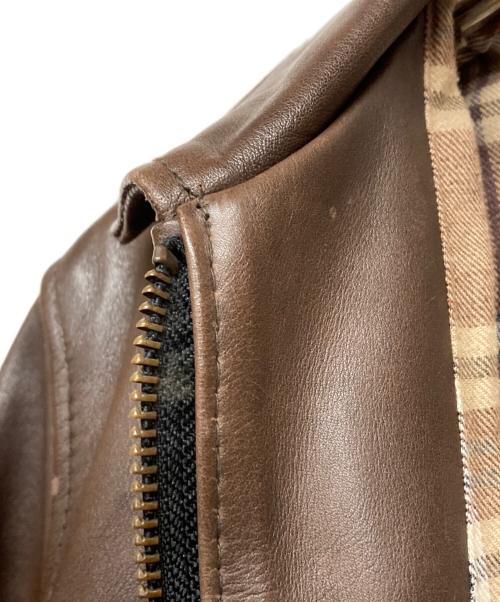 Schott（ショット）Schott (ショット) CLASSIC TRUCKER JACKET ブラウン サイズ:Mの古着・服飾アイテム