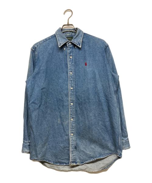 POLO COUNTRY（ポロカントリー）POLO COUNTRY (ポロカントリー) シャツ ブルー サイズ:Mの古着・服飾アイテム