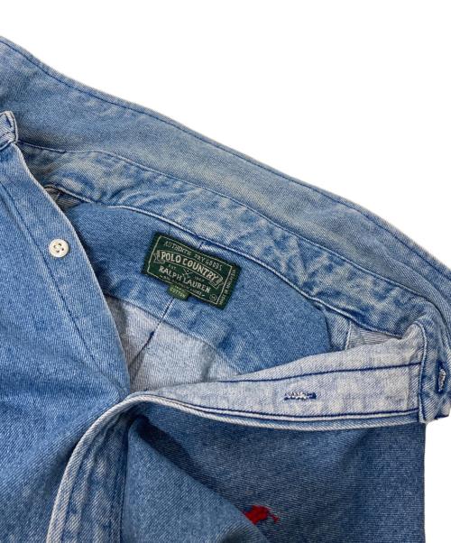 POLO COUNTRY（ポロカントリー）POLO COUNTRY (ポロカントリー) シャツ ブルー サイズ:Mの古着・服飾アイテム