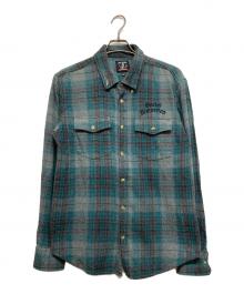 SOCIAL DISTORTION（ソーシャル ディストーション）の古着「BAD LUCK" LONG SLEVE SHIRTS」｜グリーン