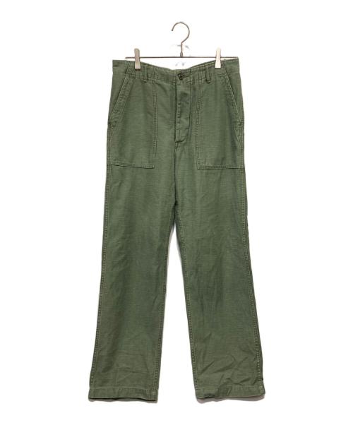 orSlow（オアスロウ）orSlow (オアスロウ) ファティーグパンツ グリーン サイズ:Lの古着・服飾アイテム