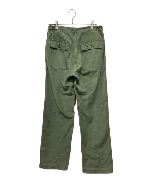 orSlow（オアスロウ）orSlow (オアスロウ) ファティーグパンツ グリーン サイズ:Lの古着・服飾アイテム