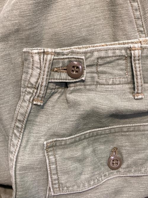 orSlow（オアスロウ）orSlow (オアスロウ) ファティーグパンツ グリーン サイズ:Lの古着・服飾アイテム