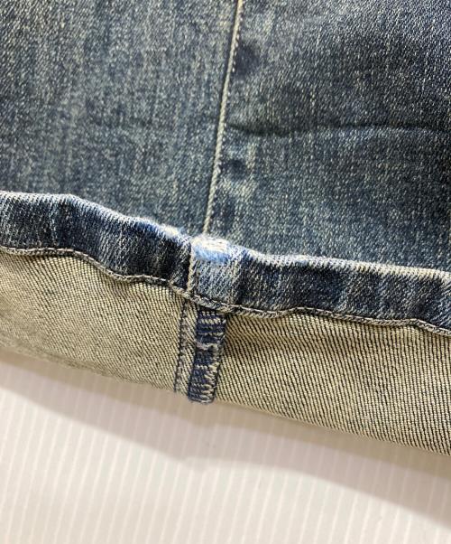 Resexxy（リゼクシー）Resexxy (リゼクシー) カットアウトリボンデニムパンツ ブルー サイズ:Ｍの古着・服飾アイテム