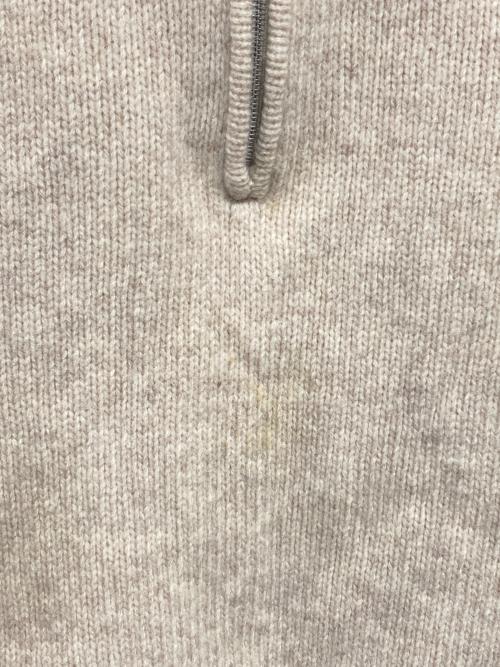 Acne studios（アクネ ストゥディオズ）Acne studios (アクネ ストゥディオズ) ハーフジップニット ベージュ サイズ:XXSの古着・服飾アイテム