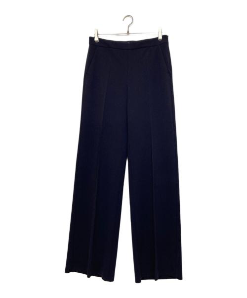 MaxMara（マックスマーラ）MaxMara (マックスマーラ) ワイドスラックス ネイビー サイズ:44の古着・服飾アイテム