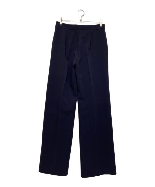 MaxMara（マックスマーラ）MaxMara (マックスマーラ) ワイドスラックス ネイビー サイズ:44の古着・服飾アイテム