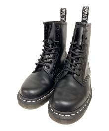 Dr.Martens（ドクターマーチン）の古着「1460 WHITE STITCH 8ホールブーツ」｜ブラック