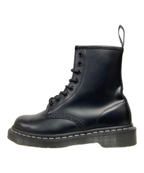 Dr.Martens（ドクターマーチン）Dr.Martens (ドクターマーチン) 1460 WHITE STITCH 8ホールブーツ ブラック サイズ:UK4の古着・服飾アイテム