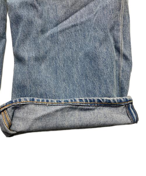 moussy（マウジー）moussy (マウジー) CROSS WAIST WIDE STRAIGHT インディゴ サイズ:1の古着・服飾アイテム