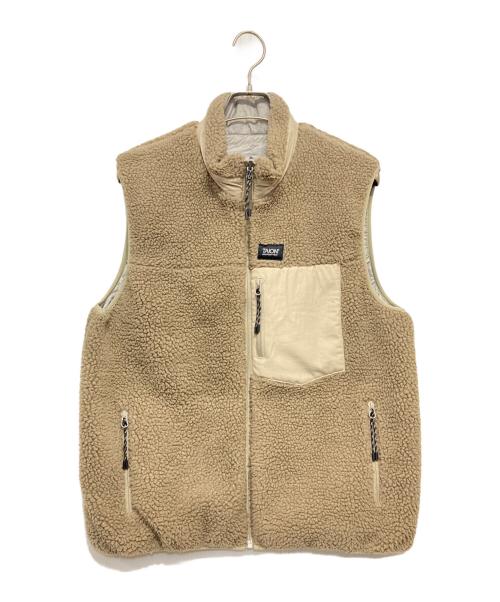 TAION（タイオン）TAION (タイオン) リバーシブルダウンフリースベスト カーキ サイズ:Lの古着・服飾アイテム