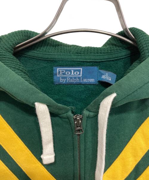 POLO RALPH LAUREN（ポロ・ラルフローレン）POLO RALPH LAUREN (ポロ・ラルフローレン) ビックポニージップパーカー グリーン サイズ:Ｓの古着・服飾アイテム