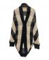 Hysteric Glamour（ヒステリックグラマー）の古着「クロシェニットカーディガン」｜ブラック×ホワイト