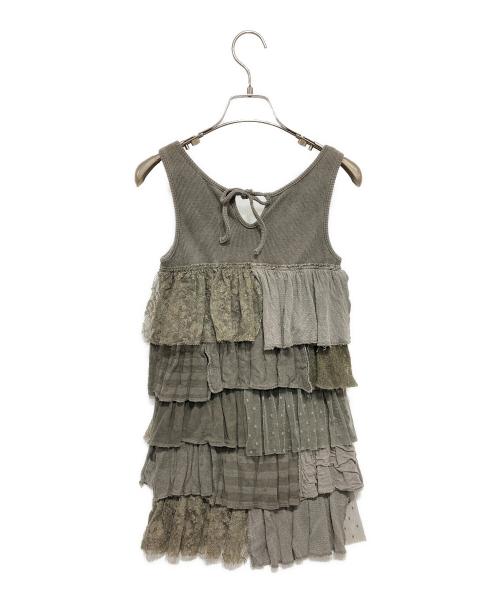 hysterics（ヒステリックス）hysterics (ヒステリックス) フリルビスチェ グレー サイズ:FREEの古着・服飾アイテム