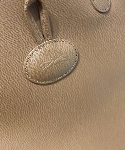 LONGCHAMP（ロンシャン）LONGCHAMP (ロンシャン) ロゾ リバーシブルトートバッグ ブラウンの古着・服飾アイテム