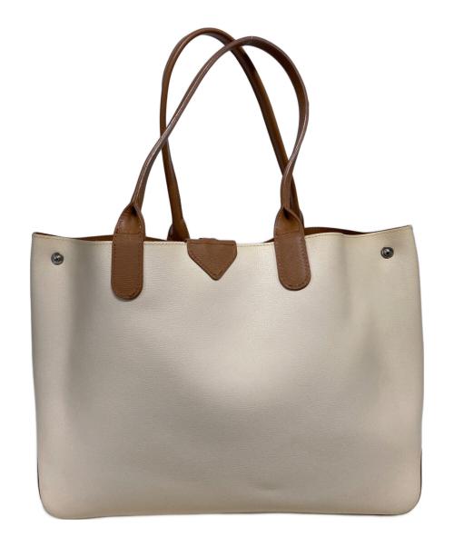 LONGCHAMP（ロンシャン）LONGCHAMP (ロンシャン) ロゾ リバーシブルトートバッグ ブラウンの古着・服飾アイテム