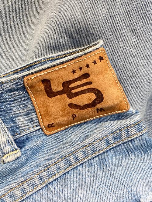 45rpm（45アールピーエム）45rpm (45アールピーエム) デニムパンツ インディゴ サイズ:★★★★★(5)の古着・服飾アイテム