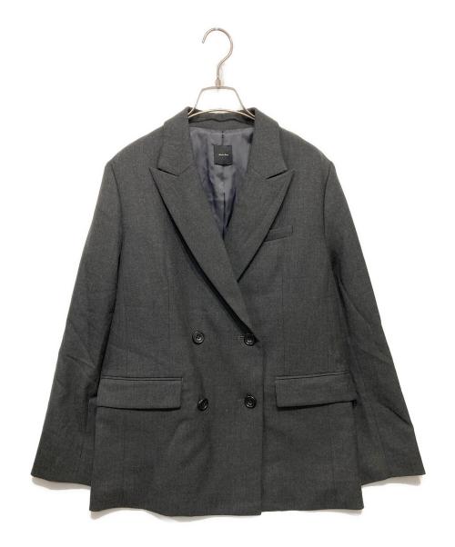 Spick and Span（スピック＆スパン）Spick and Span (スピック＆スパン) ミルドクロスピークドラペルジャケット グレー サイズ:38の古着・服飾アイテム