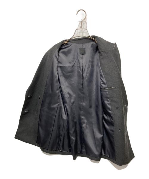 Spick and Span（スピック＆スパン）Spick and Span (スピック＆スパン) ミルドクロスピークドラペルジャケット グレー サイズ:38の古着・服飾アイテム