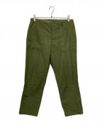 maillotマイヨ）の古着「Military N/C Baker Pants」｜グリーン