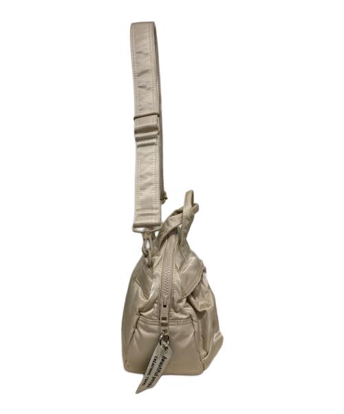 beautiful people（ビューティフルピープル）beautiful people (ビューティフルピープル) POTR (ピー・オー・ティー・アール) helmet bag in nylon twill アイボリーの古着・服飾アイテム