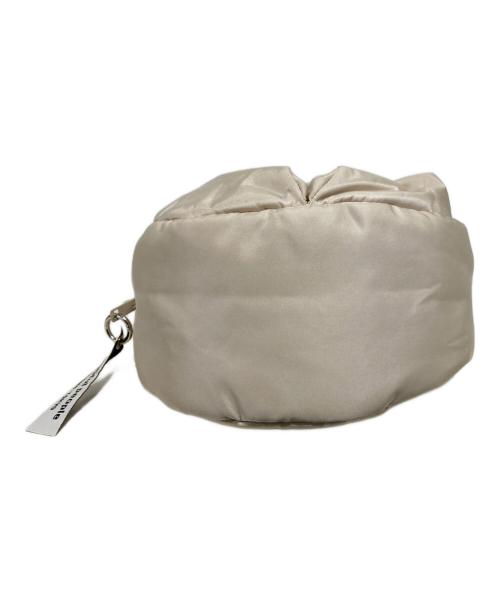 beautiful people（ビューティフルピープル）beautiful people (ビューティフルピープル) POTR (ピー・オー・ティー・アール) helmet bag in nylon twill アイボリーの古着・服飾アイテム