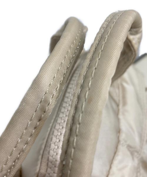 beautiful people（ビューティフルピープル）beautiful people (ビューティフルピープル) POTR (ピー・オー・ティー・アール) helmet bag in nylon twill アイボリーの古着・服飾アイテム