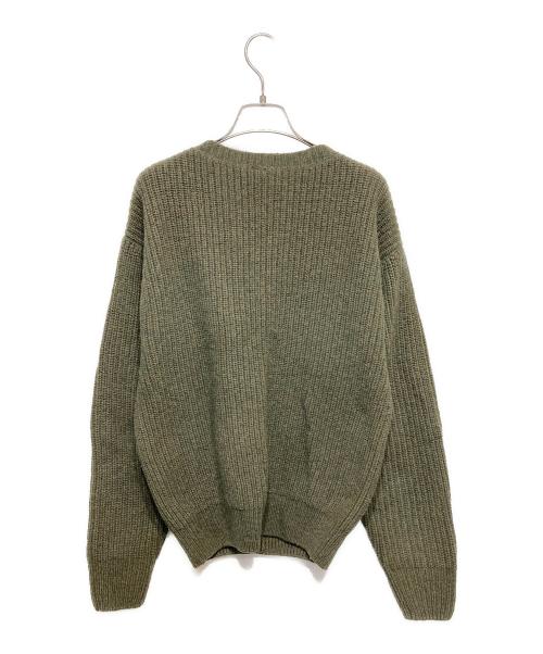 BASERANGE（ベースレンジ）BASERANGE (ベースレンジ) MEA CARDIGAN カーキ サイズ:XS/Sの古着・服飾アイテム