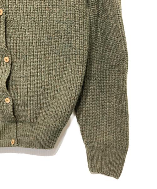 BASERANGE（ベースレンジ）BASERANGE (ベースレンジ) MEA CARDIGAN カーキ サイズ:XS/Sの古着・服飾アイテム