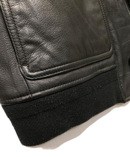 COACH（コーチ）COACH (コーチ) レザージャケット ブラック サイズ:Mの古着・服飾アイテム