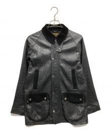 ROYAL KHAKI（ロイヤルカーキ）の古着「ゴートスキンレザージャケット」｜ブラック